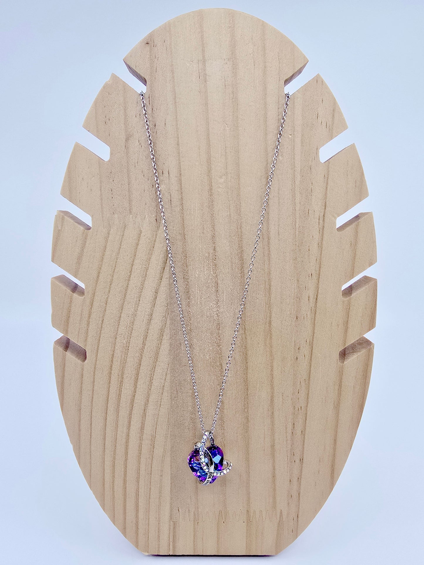 Coffret rose et collier - I Love You