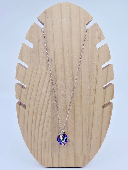 Coffret rose et collier - I Love You