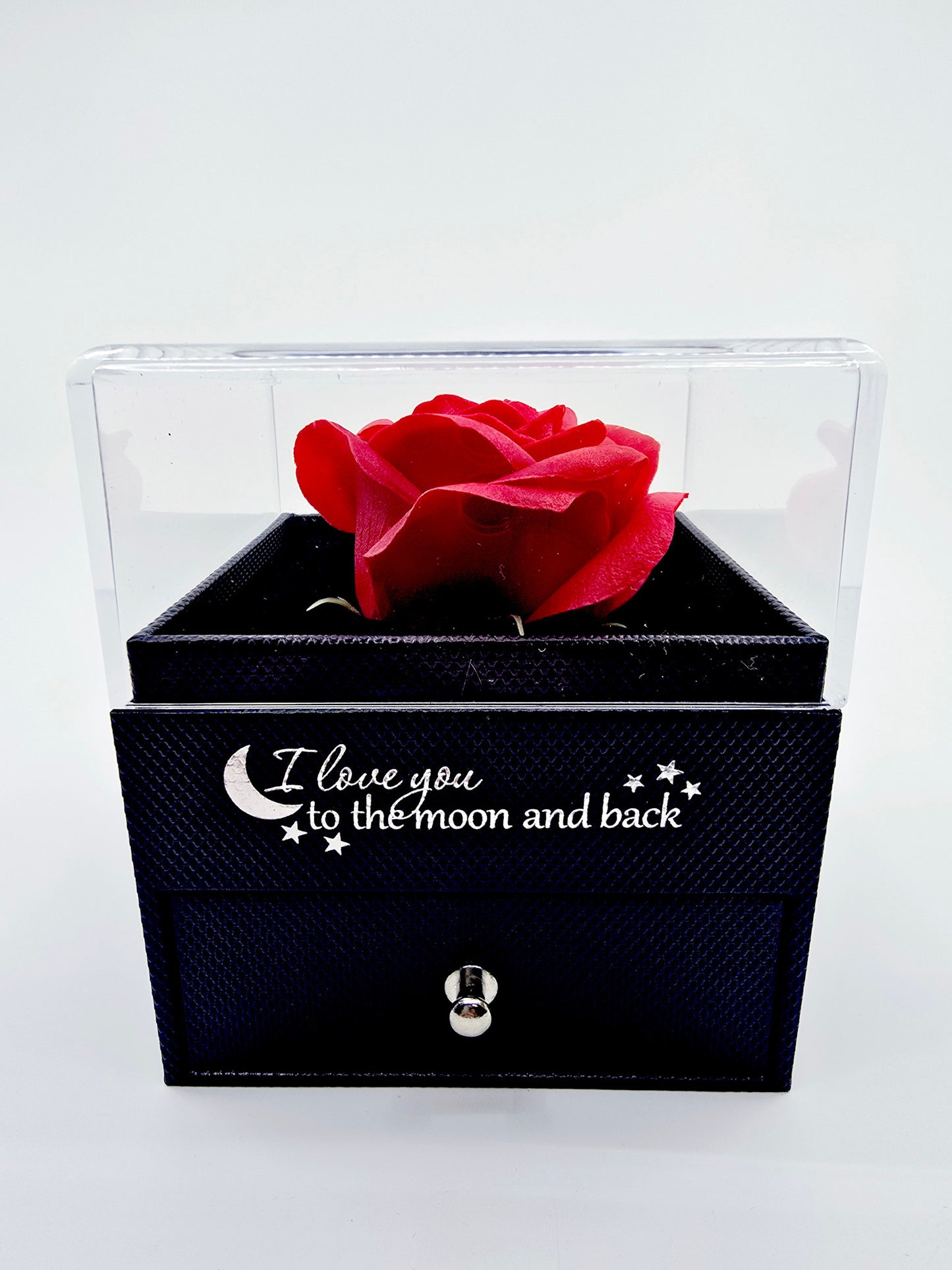 Coffret rose et collier - I Love You to the moon and back