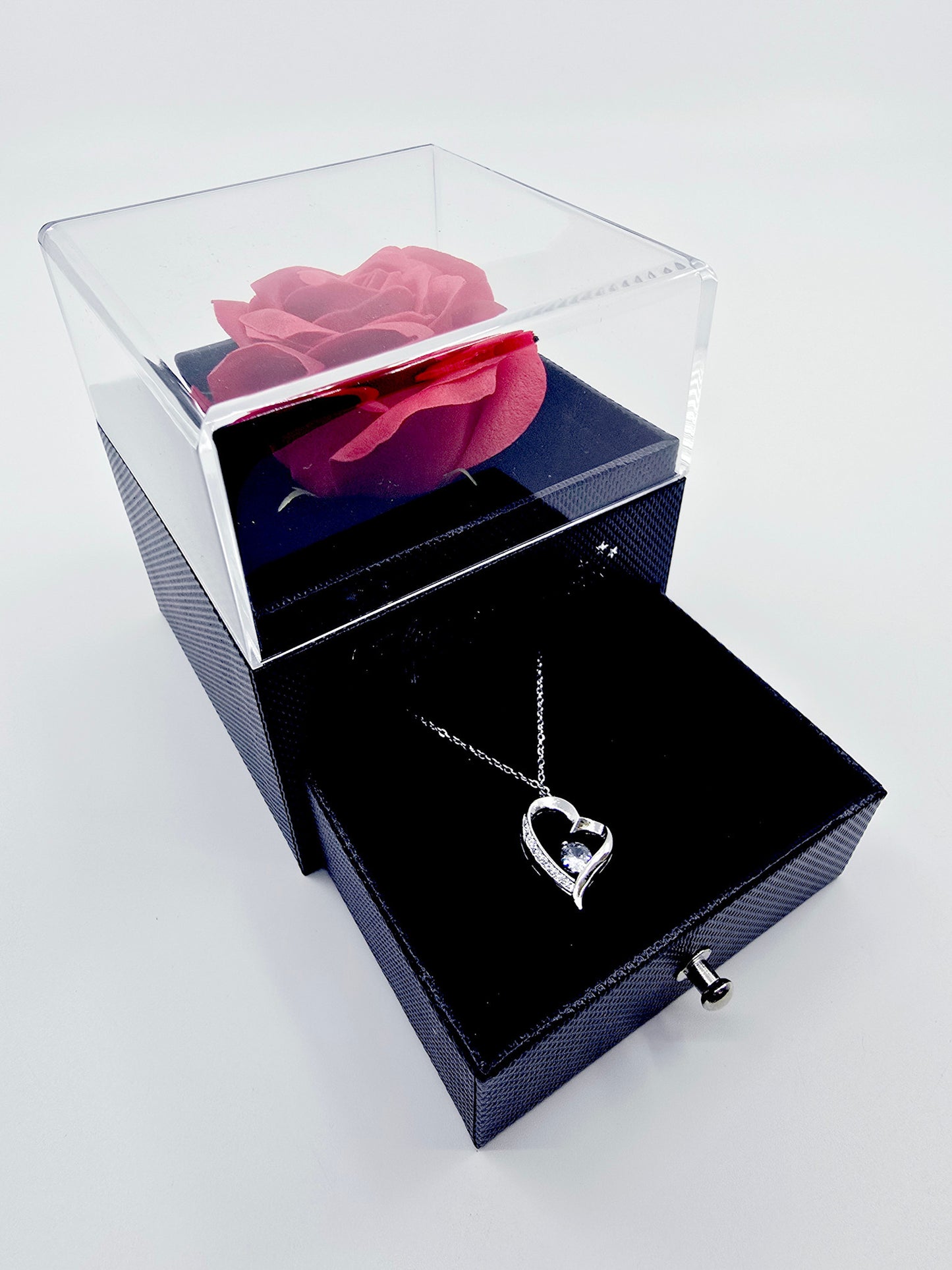 Coffret rose et collier - I Love You to the moon and back