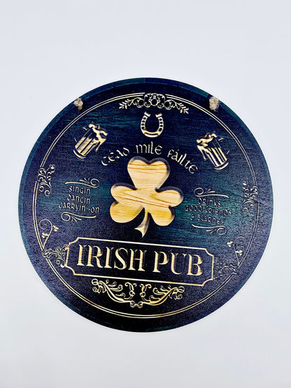 Panneau - Pub irlandais