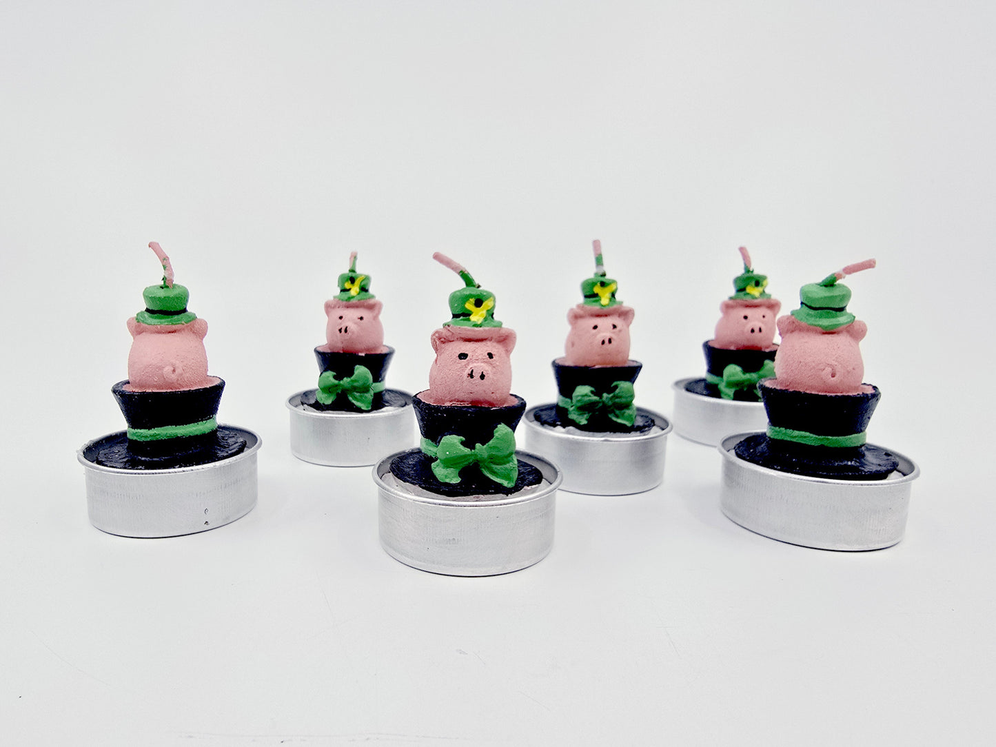 Bougie - Coffret cochon porte-bonheur