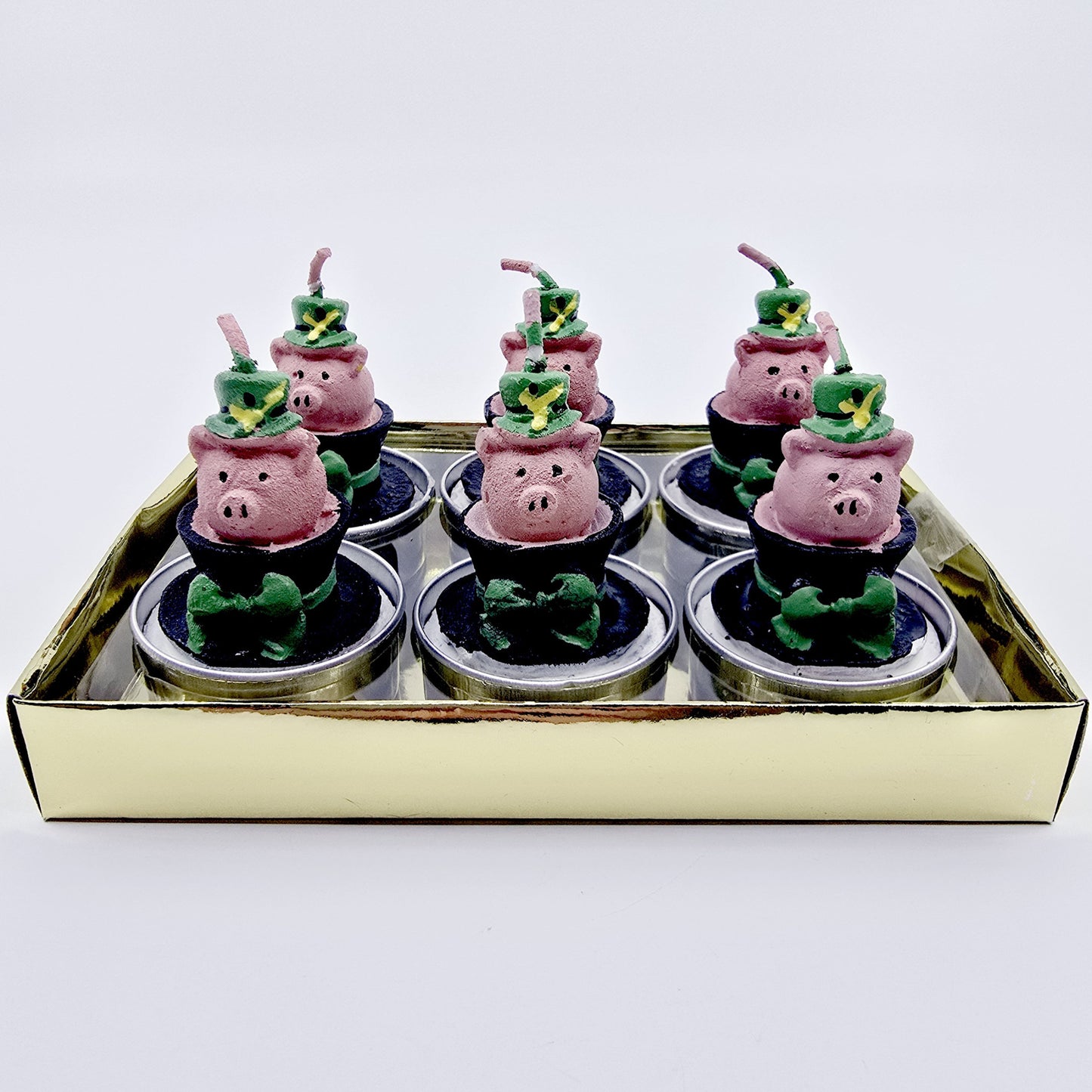 Bougie - Coffret cochon porte-bonheur