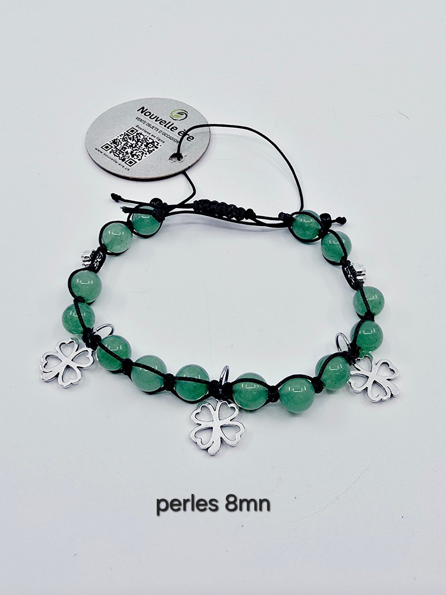 Bracelet trèfle - Aventurine