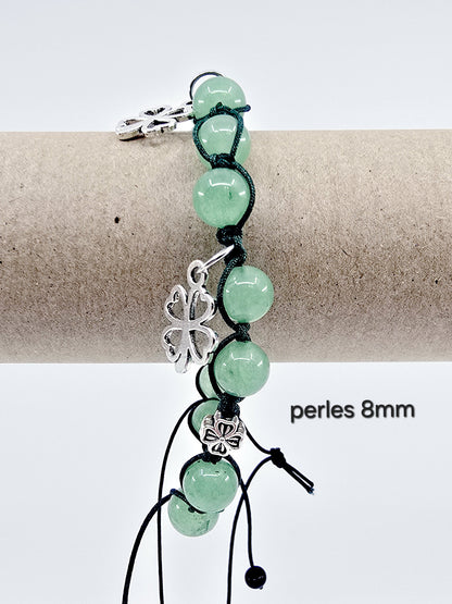 Bracelet trèfle - Aventurine