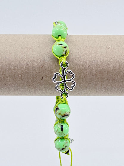 Bracelet - Jaspe impérial vert