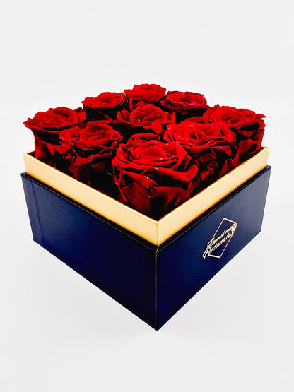 Ecrin de roses éternelles - Passion amoureuse