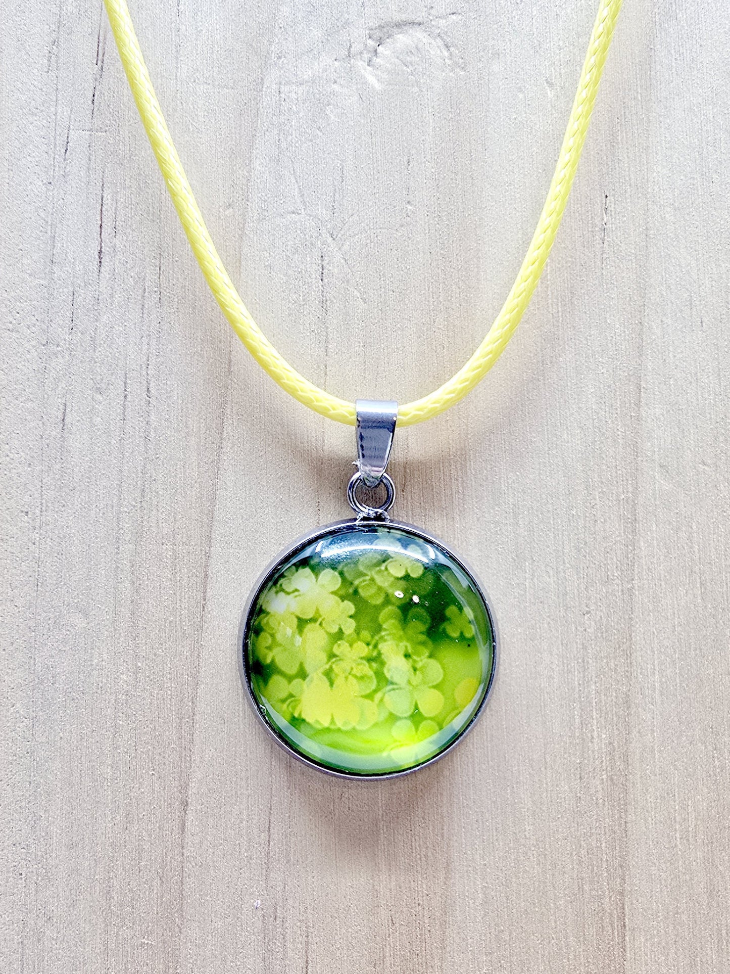 Collier cabochon - Happiness