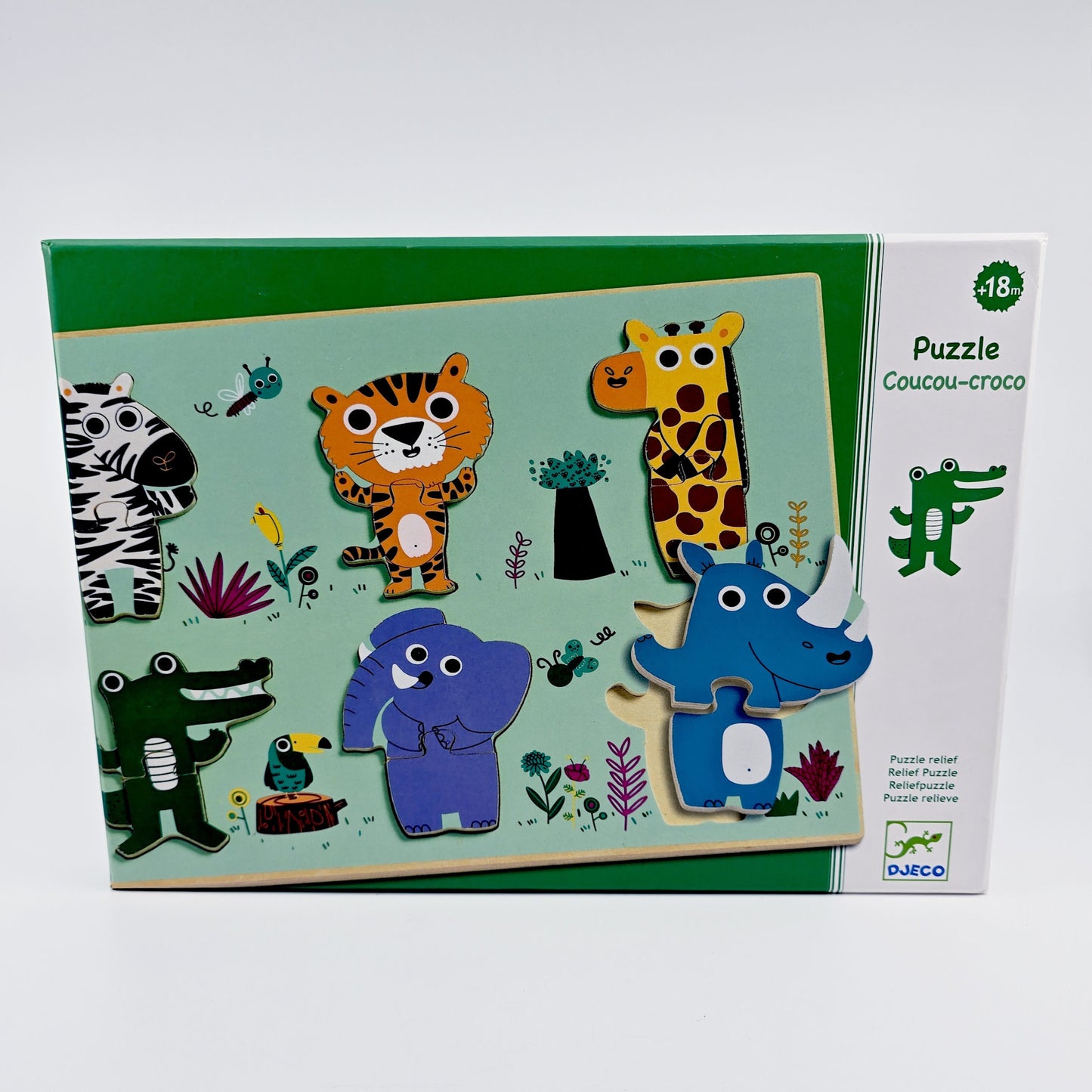 Puzzle relief Coucou-Croco