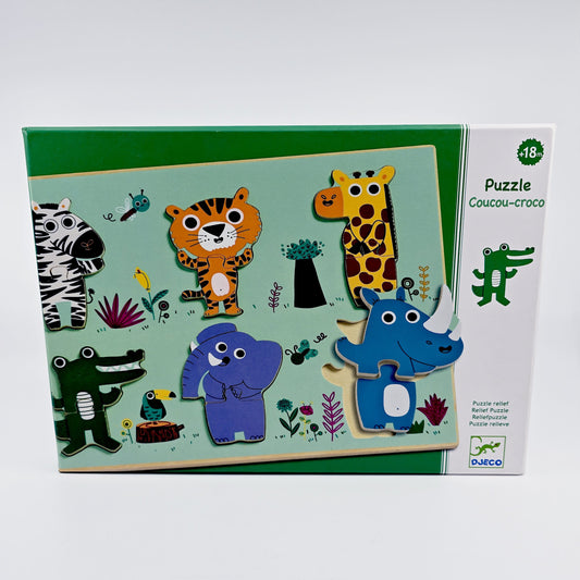 Puzzle relief Coucou-Croco