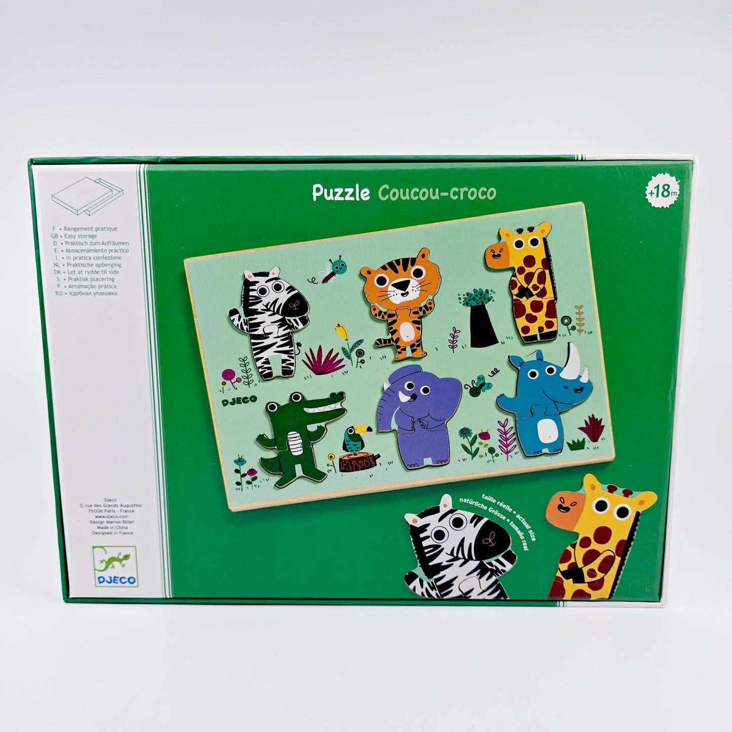 Puzzle relief Coucou-Croco