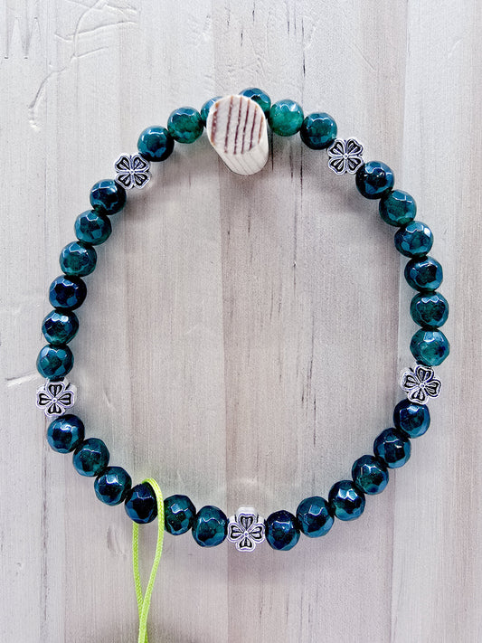 Bracelet Calix - Calcédoine facettée