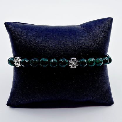 Bracelet Callie - Calcédoine facettée