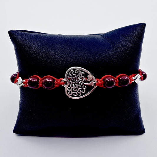 Bracelet Cindelle - Cinabre rouge