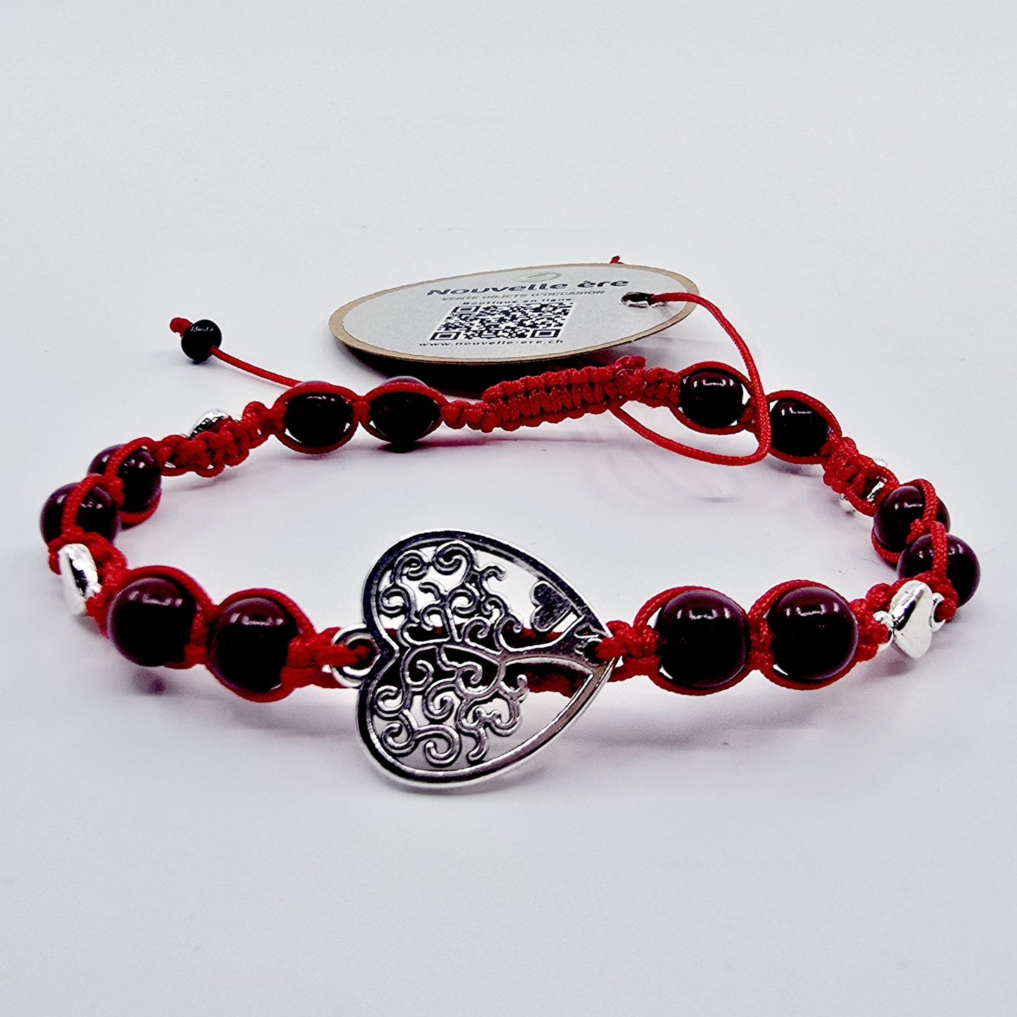 Bracelet Cindelle - Cinabre rouge