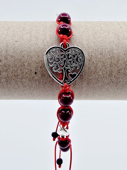 Bracelet Cindelle - Cinabre rouge