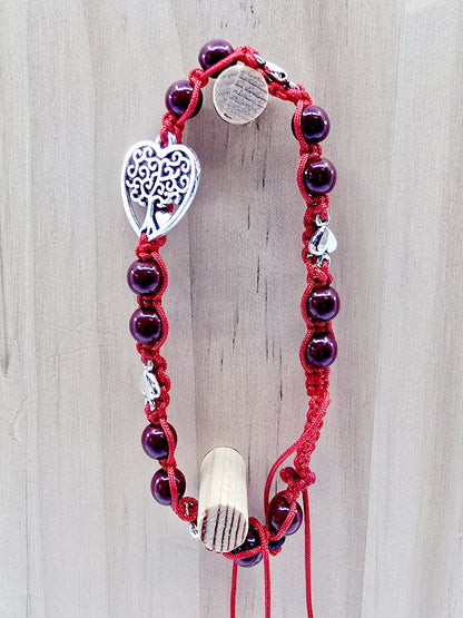 Bracelet Cindelle - Cinabre rouge