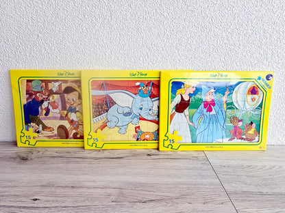Puzzle trio Disney – Cendrillon, Dumbo et Pinocchio