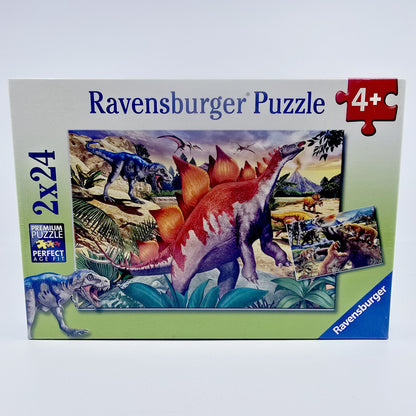 Puzzle - Mammouths et dinosaures