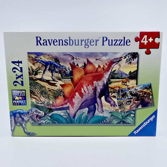 Puzzle - Mammouths et dinosaures