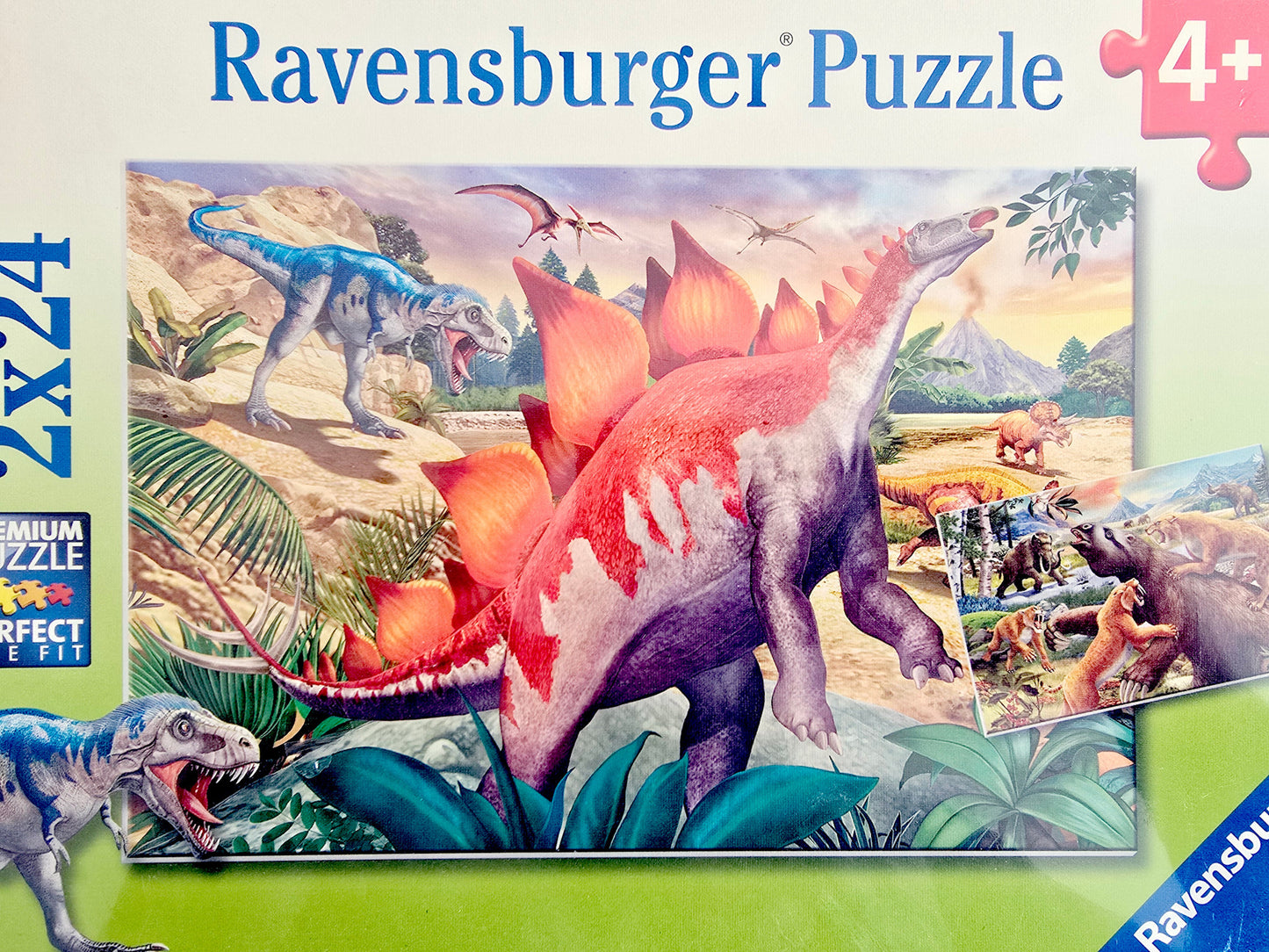 Puzzle - Mammouths et dinosaures