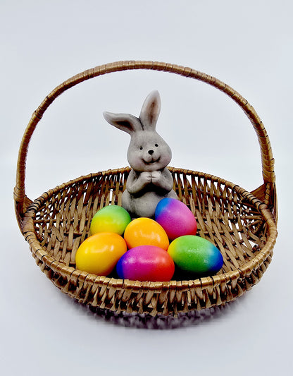 Panier en osier ovale