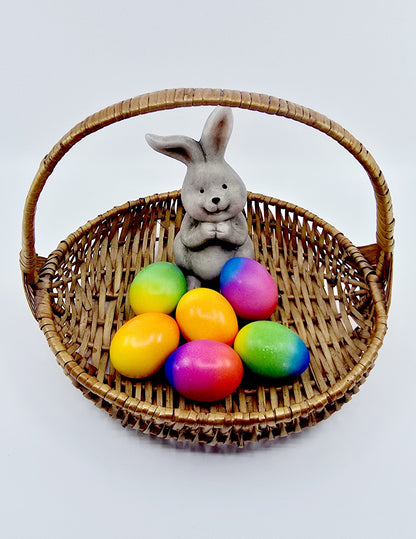 Panier en osier ovale