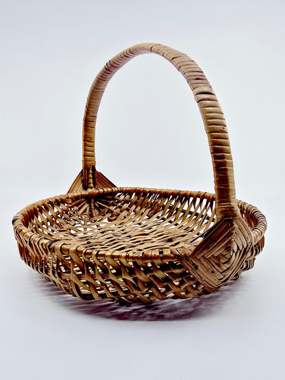 Panier en osier ovale