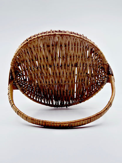 Panier en osier ovale
