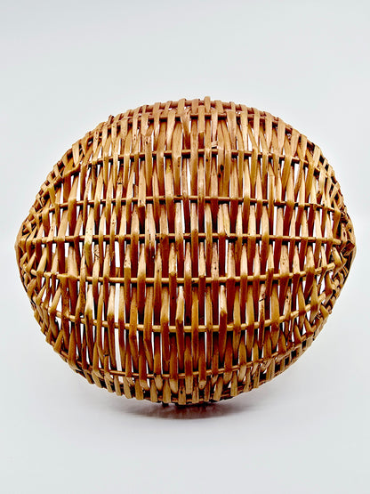 Panier en osier ovale