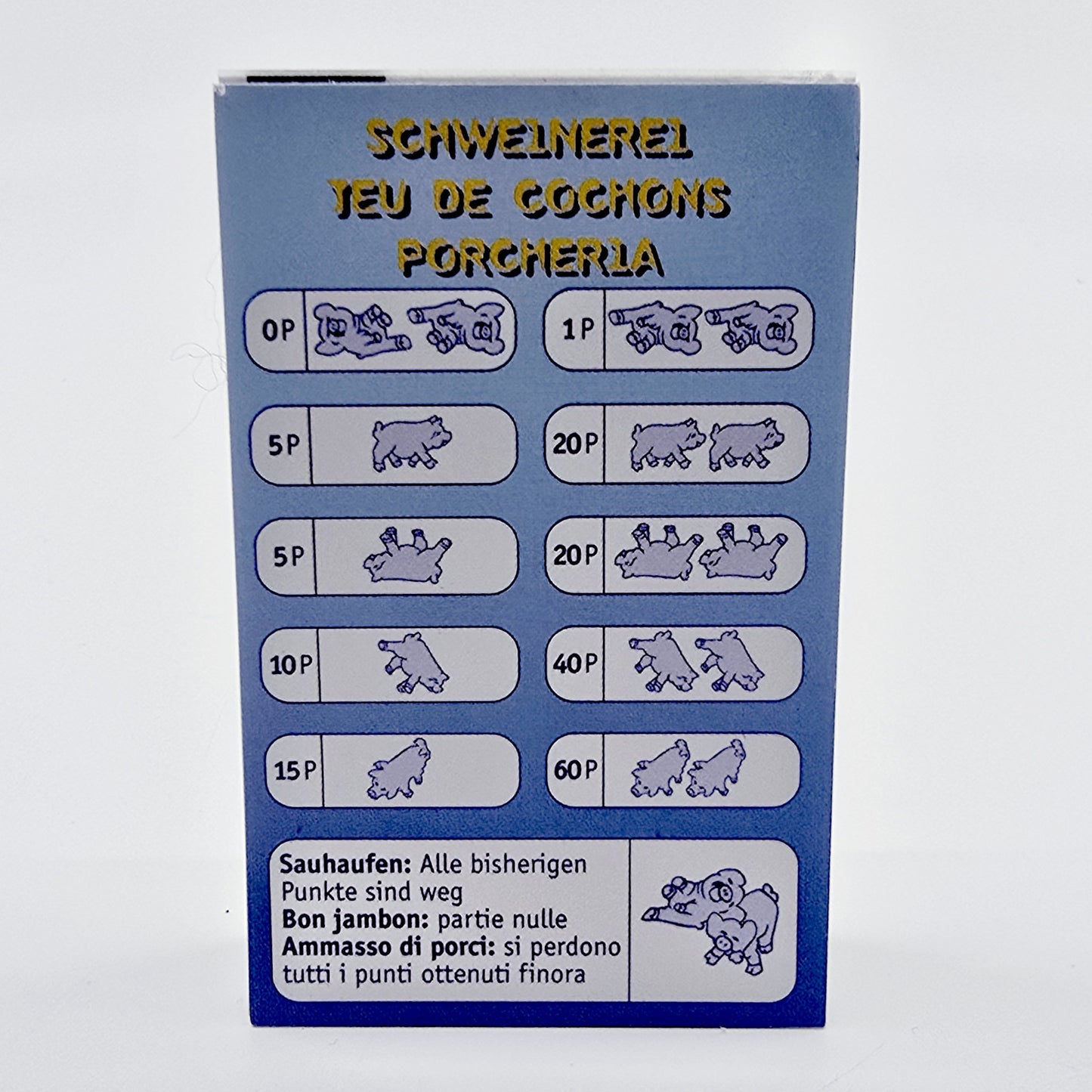 Jeu de cochons