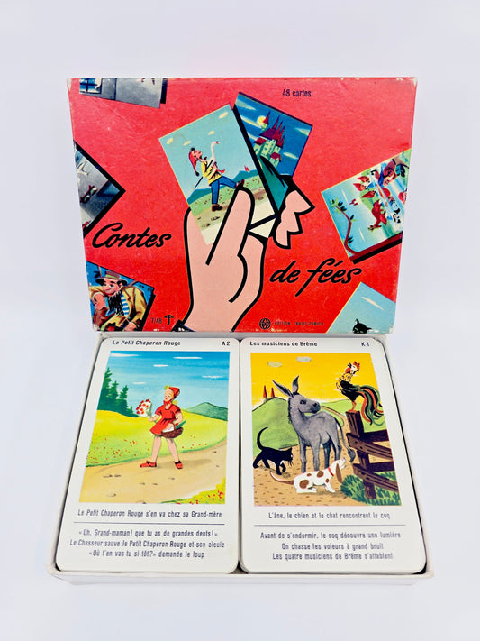 Jeu de cartes Quartette vintage – Contes de fées