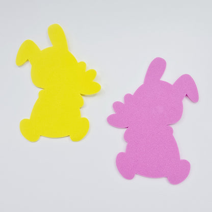 Kit de création de figurines en mousse – lapins et leur carotte