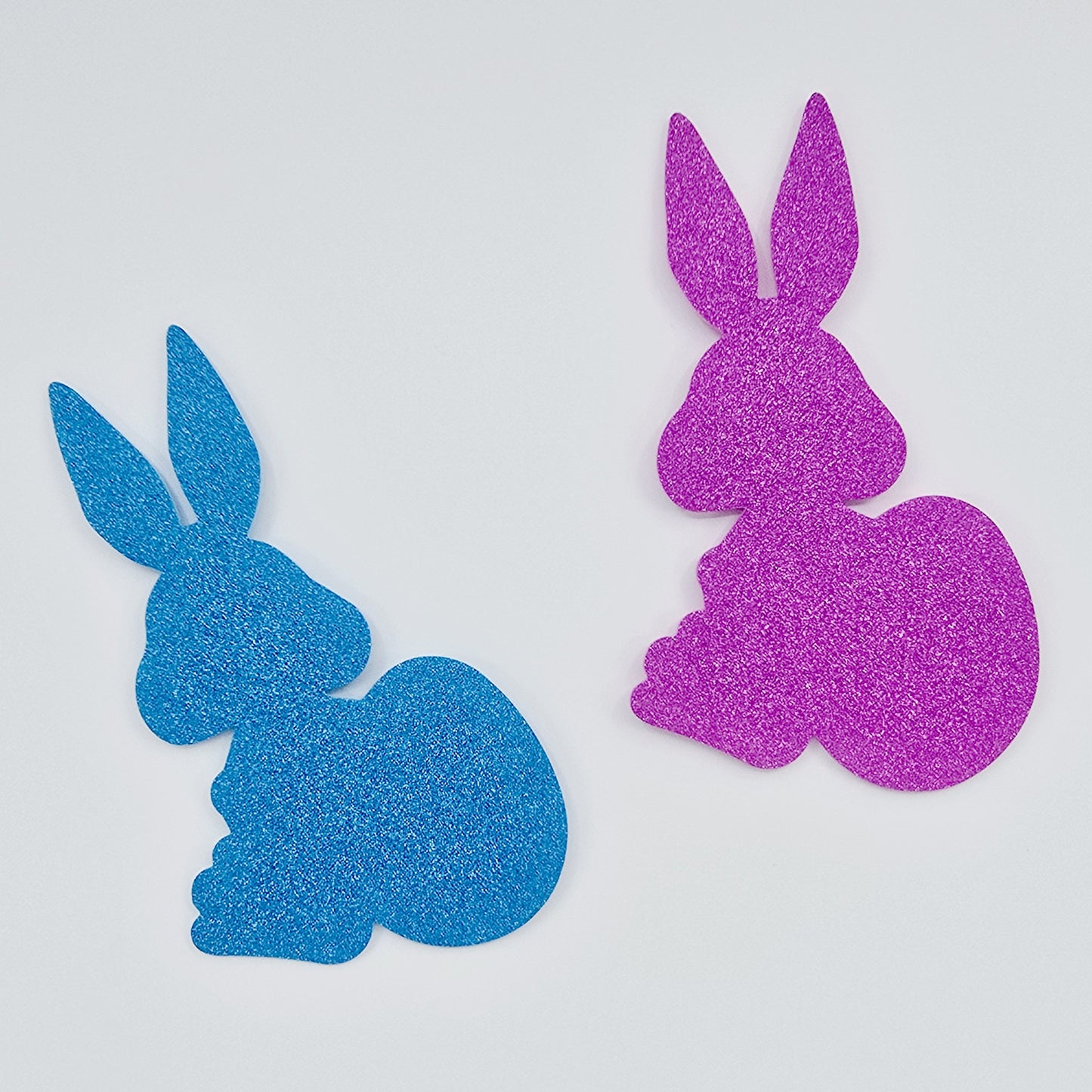 Kit de création de figurines en mousse – lapins pailletés