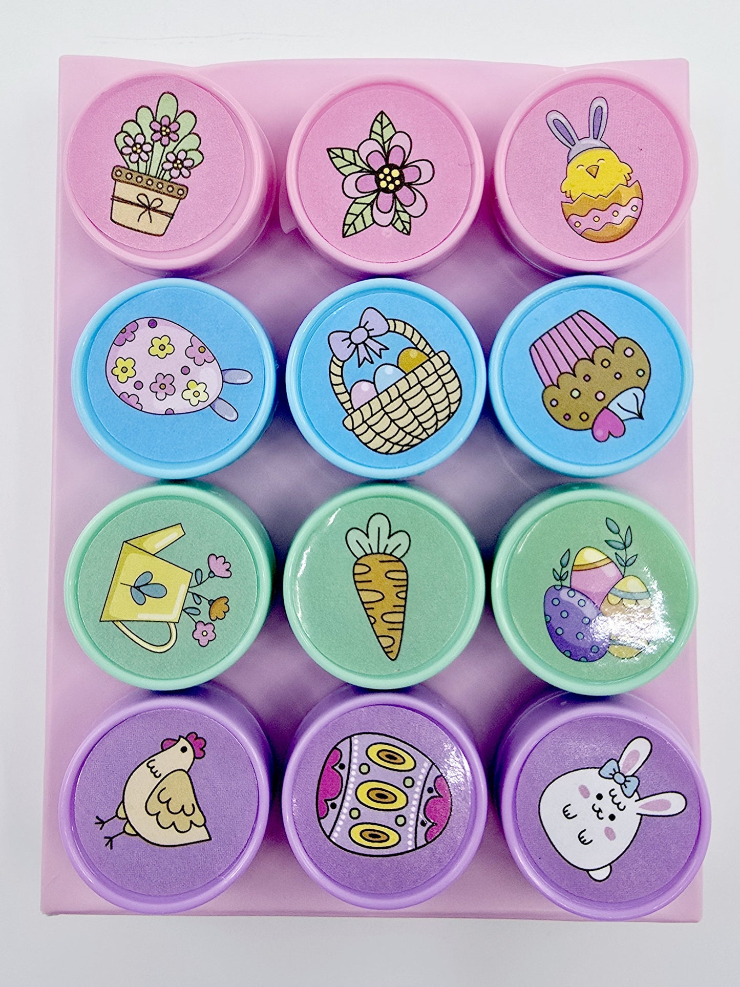 Tampons festifs de Pâques (12 pièces) - Lapin