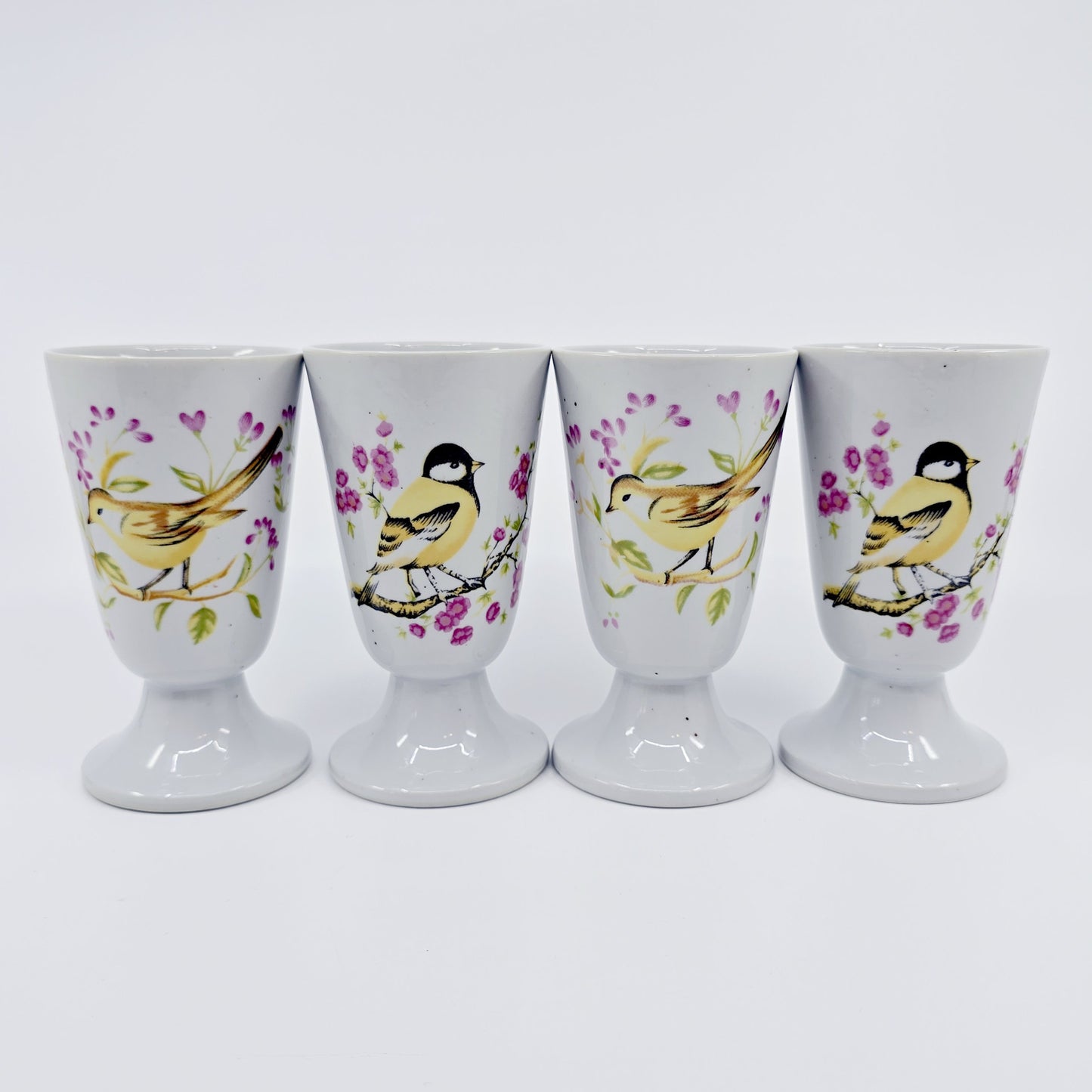 Mazagran – Oiseaux fleuris (4 pièces)