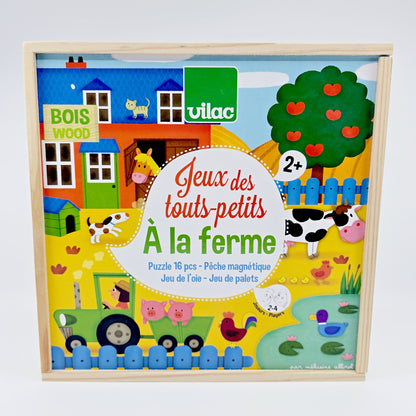 A la ferme, les jeux des tout-petits Vilac