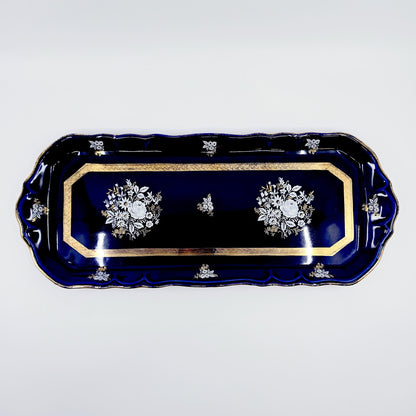 Plat à cake en porcelaine de France