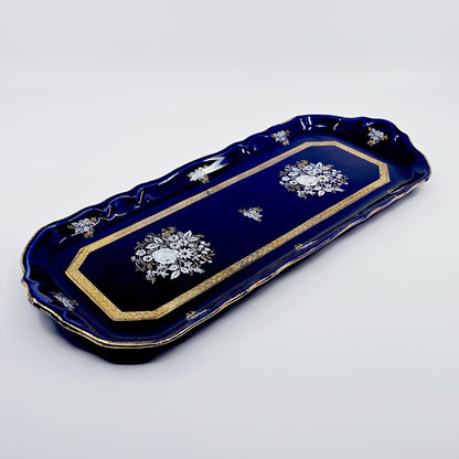 Plat à cake en porcelaine de France