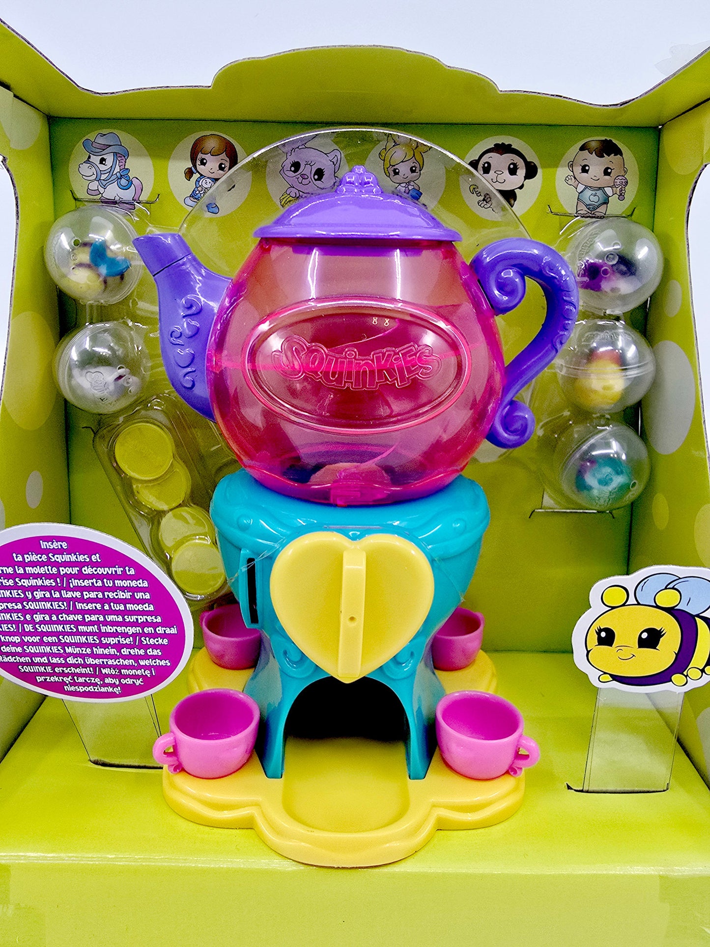 Théière surprise - Squinkies + pack de 6 Squinkies supplémentaires
