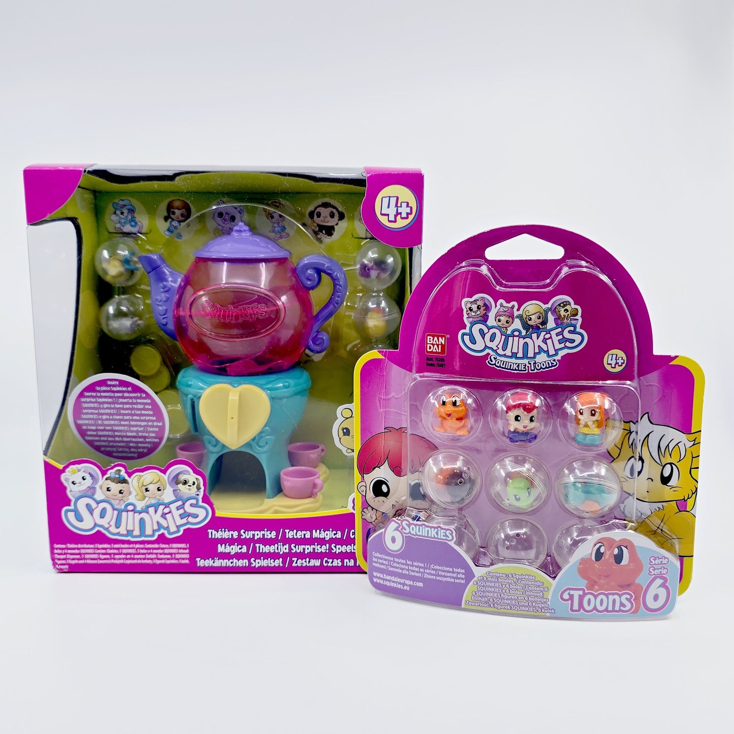 Théière surprise - Squinkies + pack de 6 Squinkies supplémentaires