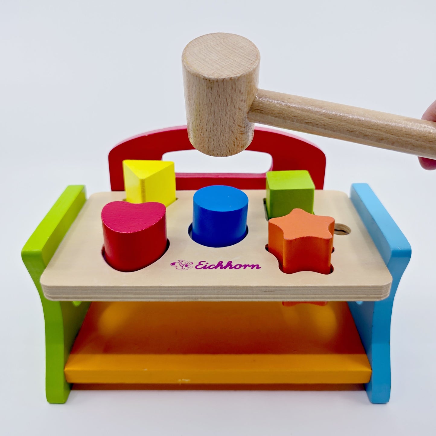 Banc à marteler en bois - Eichhorn