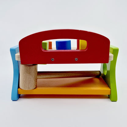 Banc à marteler en bois - Eichhorn