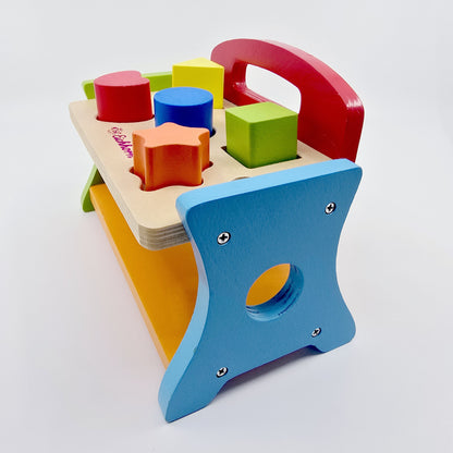 Banc à marteler en bois - Eichhorn