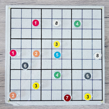 Sudoku – plateau en verre