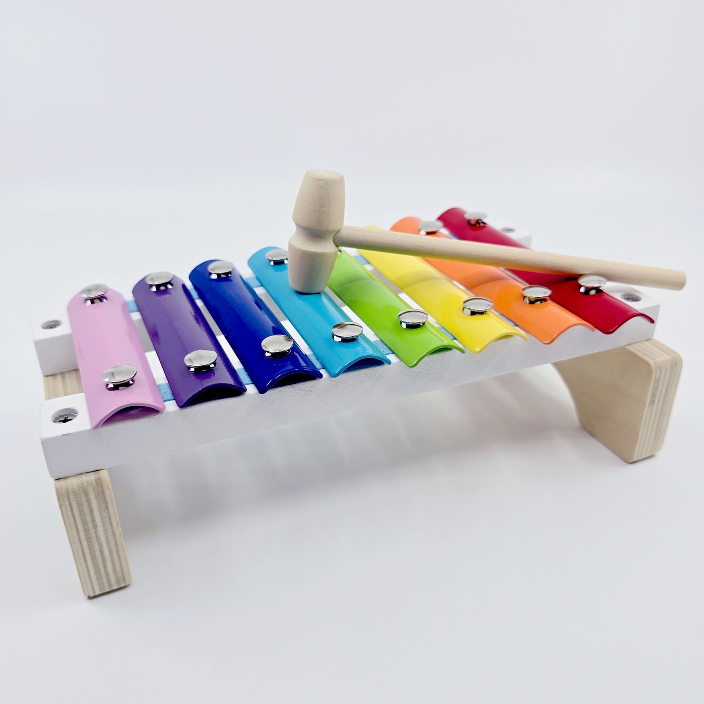 Xylophone arc-en-ciel en bois