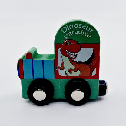 Train en bois éducatif, chiffres de 0 à 9