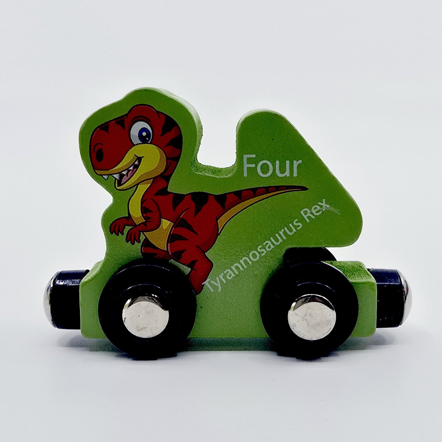 Train en bois éducatif, chiffres de 0 à 9