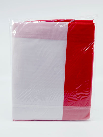 Drapeau suisse avec œillets (100 x 100 cm)