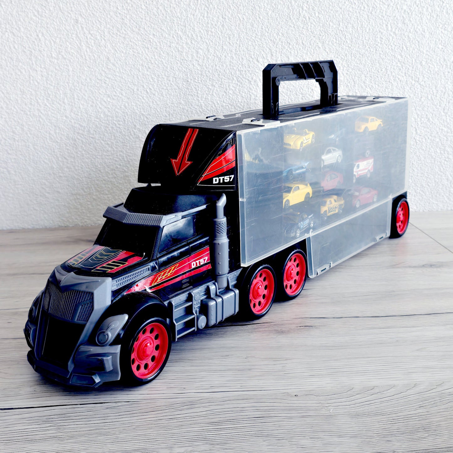 Camion transporteur de véhicules + 24 véhicules